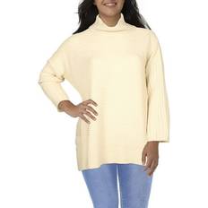 Avenue L Sweaters Avenue Womens Plus Cowl Neck Oversize Pullover Sweater