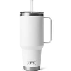 Dishwasher Safe Travel Mugs Yeti Rambler White 42fl oz