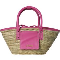 Strandtaschen Jacquemus Mini Beach Basket Bag - Dark Pink