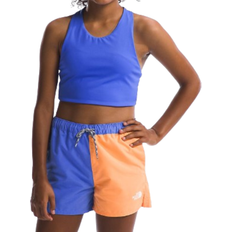 The North Face Girl's Never Stop Reversible Tanklette - Solar Blue/Bright Cantaloupe
