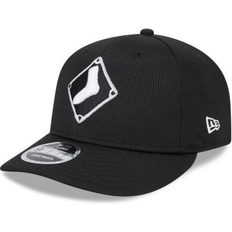 New Era Chicago White Sox Caps New Era Men's Black Chicago White Sox 2024 Batting Practice Low Profile 9FIFTY Snapback Hat