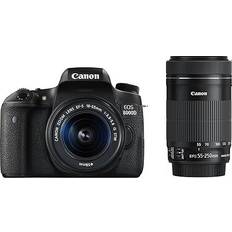 Canon DSLR Cameras Canon EOS 8000D + EF-S 18-55mm + 55-250mm