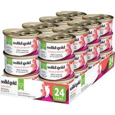 Solid Gold Tropical Blendz Grain-Free Salmon and Coconut Oil Pate Canned Cat Food 24x85.1g