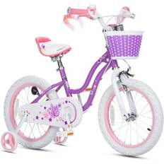 14" Kids' Bikes RoyalBaby Stargir 12"- Purple Kids Bike