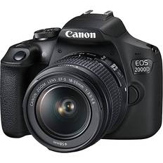 DSLR Cameras Canon EOS 2000D + EF-S 18-55mm F3.5-5.6