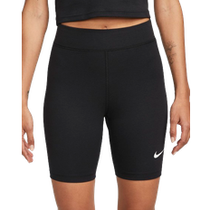 Women Tights Nike Sportswear Classic Women's High Waisted Biker Shorts - Black/Sail