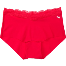 Pink No-Show Boyshort Panty - Red Pepper