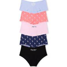 Pink - Women Clothing Pink No Show Cheeky Panties 5-pack - Spring Fashion Pink Hotel