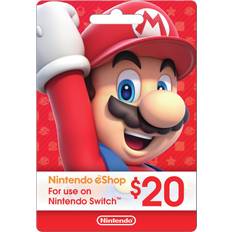 Physisch - Unterhaltung Geschenkkarten Nintendo Gift Card 20 USD