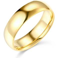 Men Rings Wellingsale Wedding Band Ring - Gold