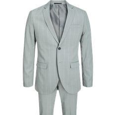 Lange Ärmel Anzüge Jack & Jones Jprfranco Super Slim Fit Suit - Grey/Light Gray