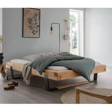 140 cm Betten-Sets Lomadox Massivholz Doppelbett Betten-Sets