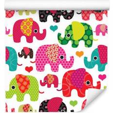 Tapetfabrikken Colorful Elephant Hearts (TR-3576-VER-53)