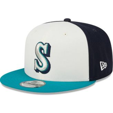 New Era Men's Cream Seattle Mariners 2024 Batting Practice 9FIFTY Snapback Hat