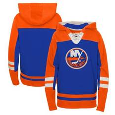 Outerstuff Jackets & Sweaters Outerstuff Royal New York Islanders Ageless Revisited Lace-Up V-Neck Pullover Hoodie Youth