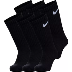 Nike Little Kid's Dri-Fit Performance Basics Crew Socks - Black (UN0019-023)