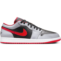 Nike Gray Sneakers Nike Air Jordan 1 Low M - Black/Cement Grey/White/Fire Red