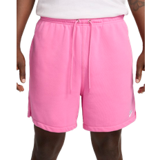 Nike Men's Club French Terry Flow Shorts - Playful Pink/White