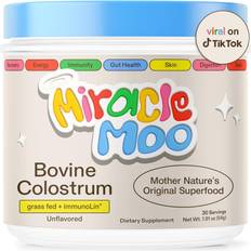 Miracle Moo Colostrum Supplement Easy to Mix Grass Fed Bovine Powder