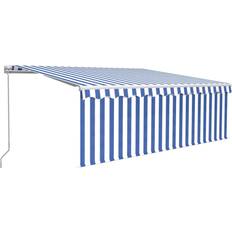 vidaXL Manual Awning with Roller Blind LED 400x300cm