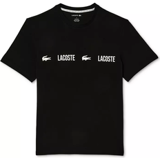 Lacoste T-shirts Lacoste Men's Logo Band Underwear T-Shirt - Black