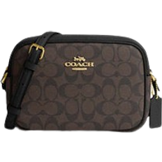 Coach Outlet Jamie Camera Bag In Signature Canvas - Gold/Brown Black
