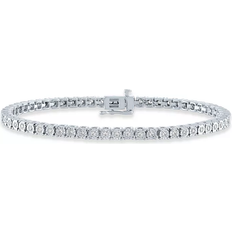Macy's Bracelets Macy's Tennis Bracelet - Silver/Diamonds