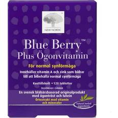 A-vitaminer Vitaminer & Mineraler New Nordic Blue Berry Plus Eye Vitamin 120 st