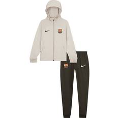 Beige Tracksuits Nike Baby FC Barcelona Dri-FIT Hooded Tracksuit - String/Sequoia/Black (DX3568-221)