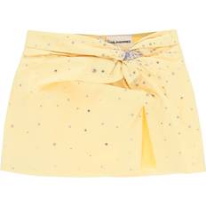 Women - Yellow Skirts Des Phemmes Mini Skirt With Crystals