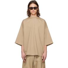 Fear of God T-shirts Fear of God Tan Embroidered T-Shirt
