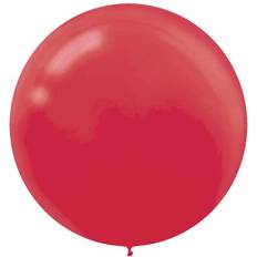 Latex Balloons Amscan Latex Balloons Apple Red 4-pack