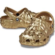 Crocs Clogs Crocs Classic Metallic Geometric Clog Gold