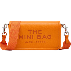 Orange Crossbody Bags Marc Jacobs The Leather Mini Bag - Tangerine