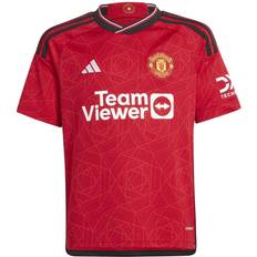 Eget trykk Matchdrakter adidas Manchester United 23/24 Home Jersey Kids