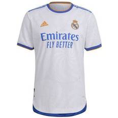 Real Madrid Game Jerseys adidas Realmadrid 21-22 Season Player Edition Home Alphabet Logo Stripe Sports Short Sleeve
