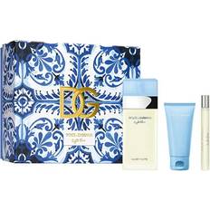 Dolce & Gabbana Women Gift Boxes Dolce & Gabbana Light Blue Trio Gift Set EdT 100ml+ Body Cream 50ml + EdT 10ml