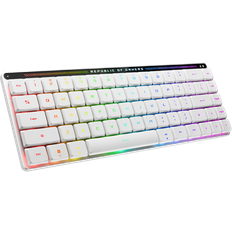 65% - Gaming tastatur - Mekanisk Tastaturer ASUS ROG FALCHION Low Profile RX RED wireless gaming keyboard (Nordic)