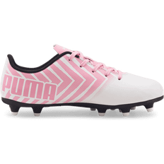 Puma Football Shoes Children's Shoes Puma Kid's Tacto II FG/AG - White/Pink
