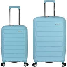 Telescopic Handle Luggage Traveler's Choice Pagosa Hardside Spinner Luggage - Set of 2