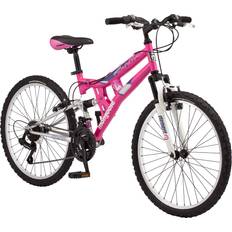 Mongoose Kids' Bikes Mongoose Exlipse Full Dual-Suspension 24" 2015 - Pink Kids Bike