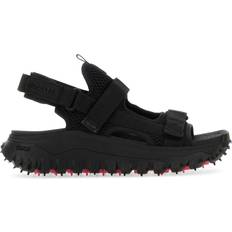 Moncler Damen Pantoffeln & Hausschuhe Moncler Black Nylon Trailgrip Vela Sandals