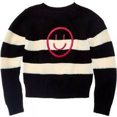 M Knitted Sweaters Children's Clothing Sadie Smile Stripe Sweater - Black