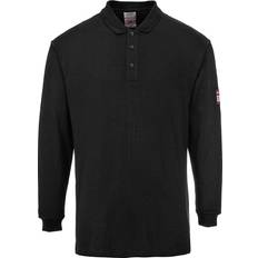 EN ISO 11612 Arbeitsjacken Portwest Flame Resistant Anti-Static Long Sleeve Polo Shirt