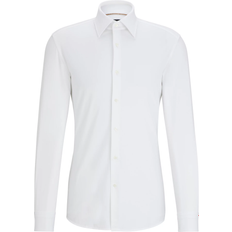 Men - S Shirts Hugo Boss Hays Kentb Slim Fit Shirt - White