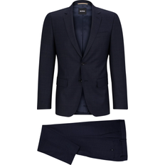 Men Suits Hugo Boss Huge 2Pcs Slim Fit Suit - Dark Blue