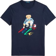 Blue - Men T-shirts Polo Ralph Lauren Classic Fit Polo Bear Jersey T-shirt - Cruise Navy