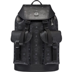 MCM Brandenburg Visetos Backpack Medium - Black