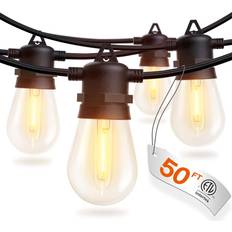 Addlon 50FT LED Black 15 Lamps