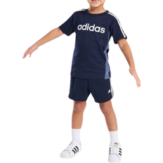 adidas Linear T-shirt/Shorts Set - Navy